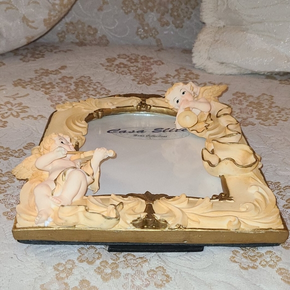 Casa Elite cherub angels 5"x7 decor picture photo frame Renaissance celestial - Picture 8 of 10